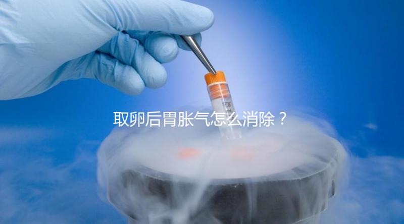 取卵后胃脹氣怎么消除？促進腸蠕動是唯一解決手段