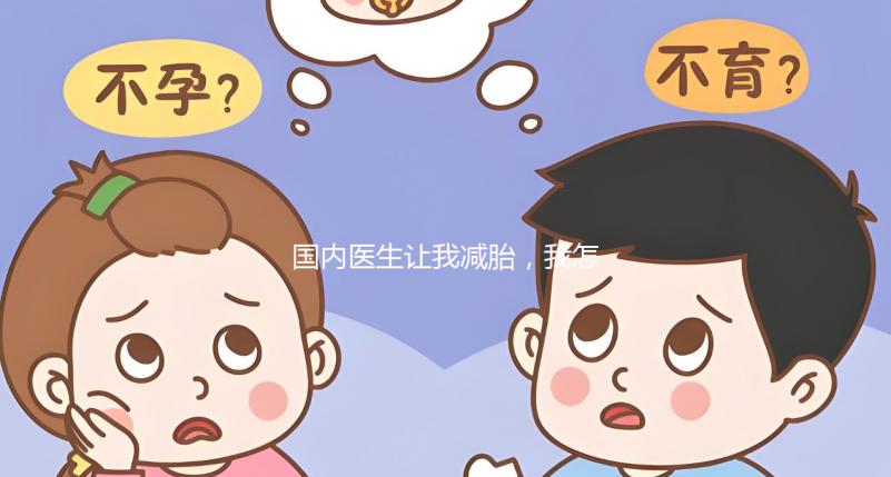 國內醫生讓我減胎，我怎么能一次生兩個孩子呢？