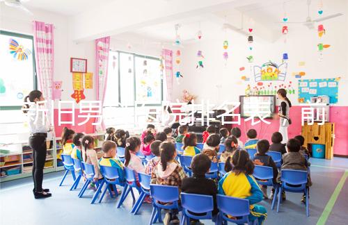 新舊男科醫院排名表，前十種生殖疾病非常可靠