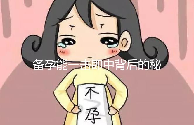 備孕能一擊即中背后的秘密？你要長期做到這6點！