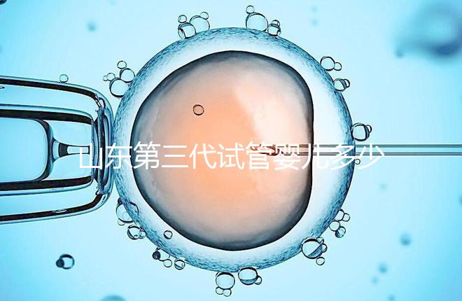山東第三代試管嬰兒多少錢？2025最新收費明細曝光