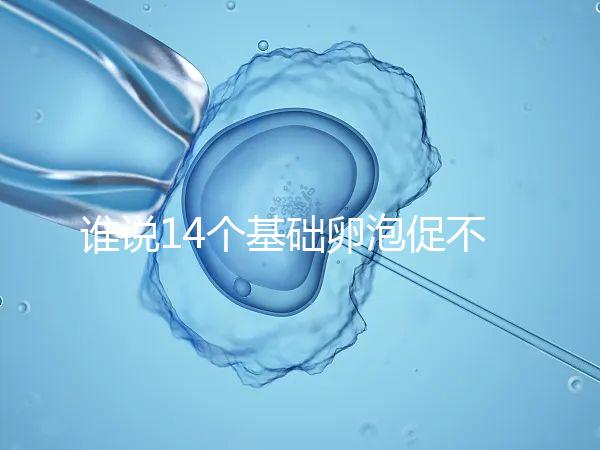 誰說14個基礎(chǔ)卵泡促不起來幾個，先看看選的方案適合不
