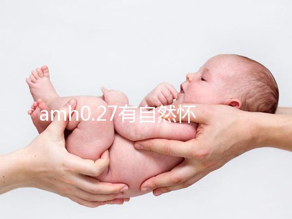 amh0.27有自然懷孕的，但做試管促排成功好孕幾率更高！